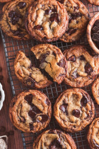 Brown Butter Malted Milk Chocolate Chip Cookies