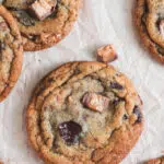 Snickers Chocolate Chip Cookies