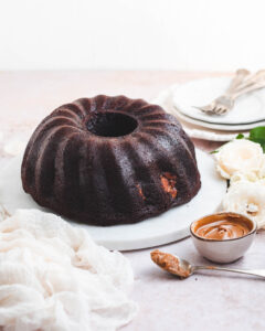 Biscoff Cheesecake Filled Chocolate Cake