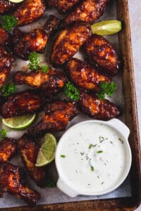 Honey Barbecue Chicken Wings