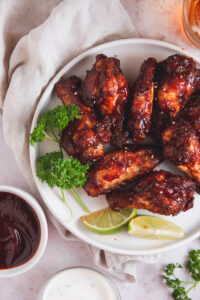 Honey Barbecue Chicken Wings
