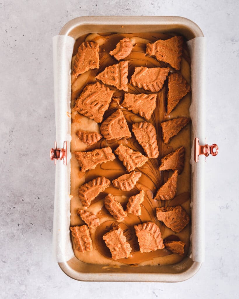 Biscoff Banana Bread Batter