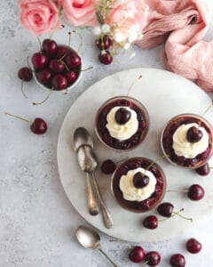 Cherry Chocolate Mousse