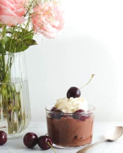 Cherry Chocolate Mousse