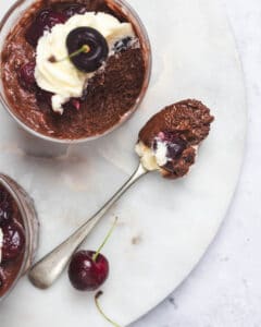Cherry Chocolate Mousse