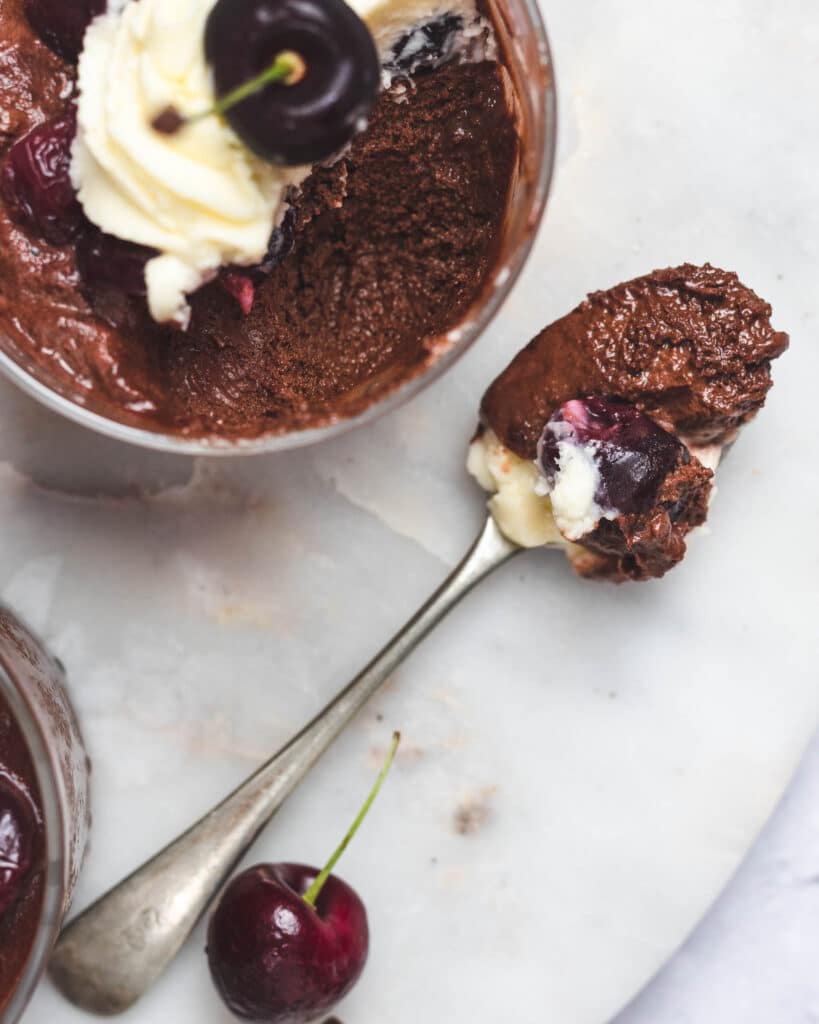 Cherry Chocolate Mousse