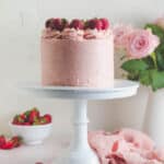 Roasted Strawberry Cake