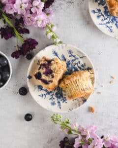Blueberry Muffins with Crumb Topping