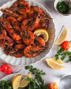 Jamaican Pepper Prawns