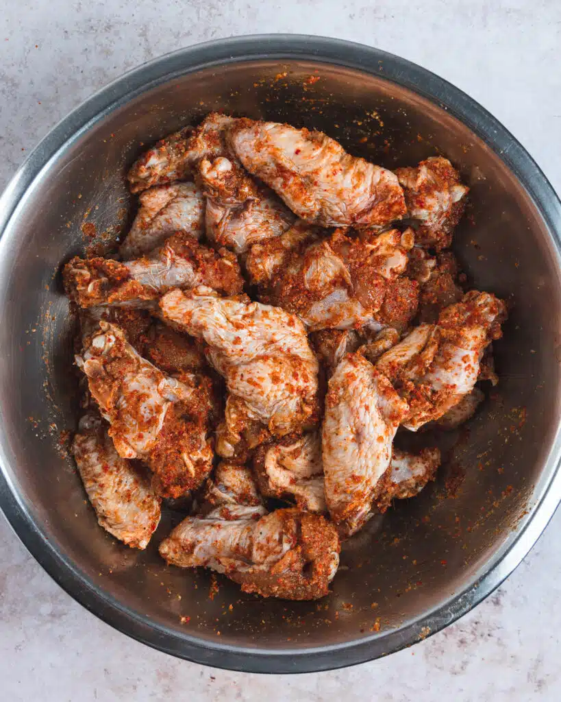 Seasoned chicken wings