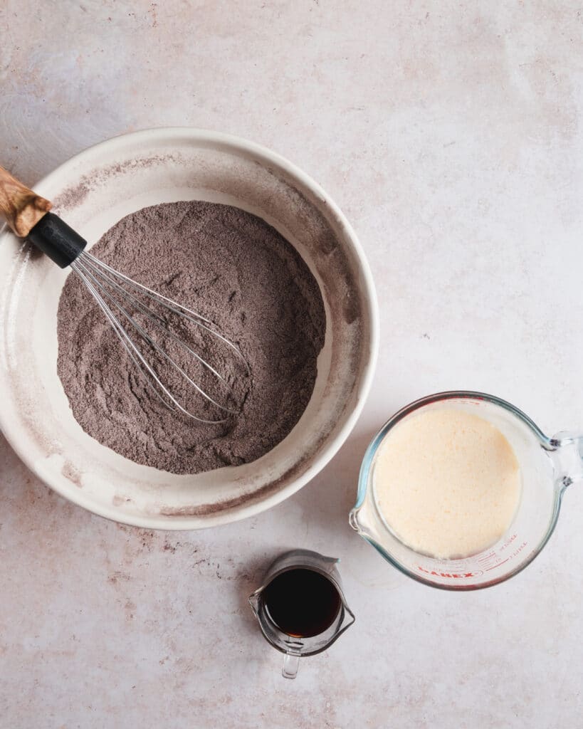 Chocolate cake ingredients