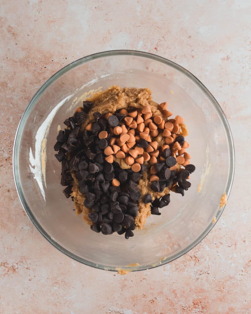 Butterscotch Chocolate Chip Cookies Batter