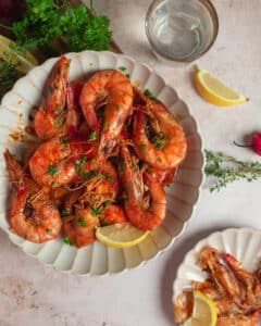 Jamaican Pepper Prawns