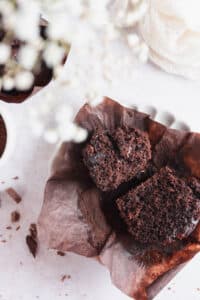 Double chocolate chunk muffins