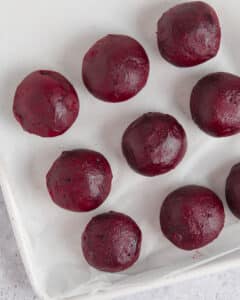 Red velvet cookie dough