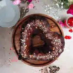 Heart Shaped Chocolate Bundt Cake