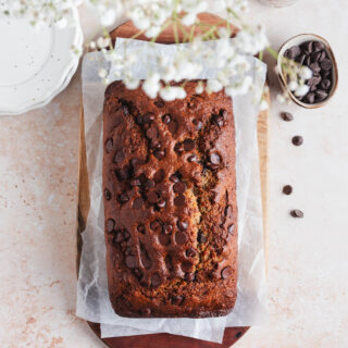 The Best Moist Chocolate Chip Banana Bread