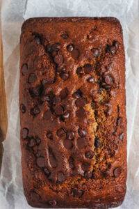 The Best Moist Chocolate Chip Banana Bread