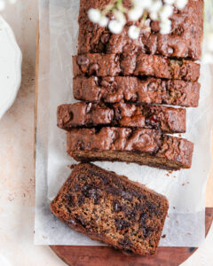 The Best Moist Chocolate Chip Banana Bread