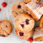 Raspberry White Chocolate Muffins