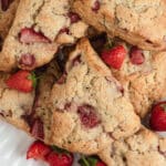 Easy strawberry scones