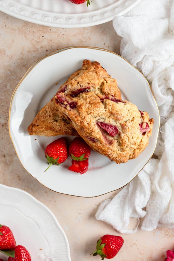 Strawberry scones