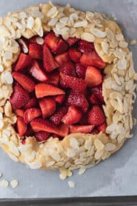 Rustic Strawberry Galette