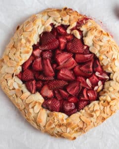 Rustic Strawberry Galette