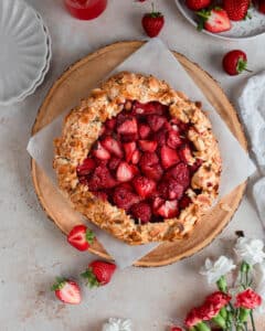 Rustic Strawberry Galette