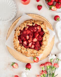 Rustic Strawberry Galette
