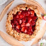 Rustic Strawberry Galette