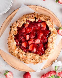 Rustic Strawberry Galette