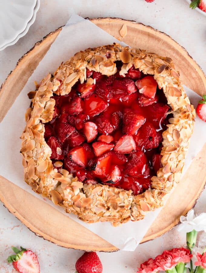 Rustic Strawberry Galette