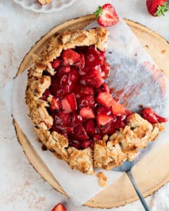 Rustic Strawberry Galette