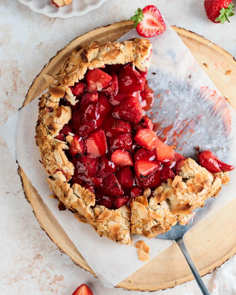 Rustic Strawberry Galette