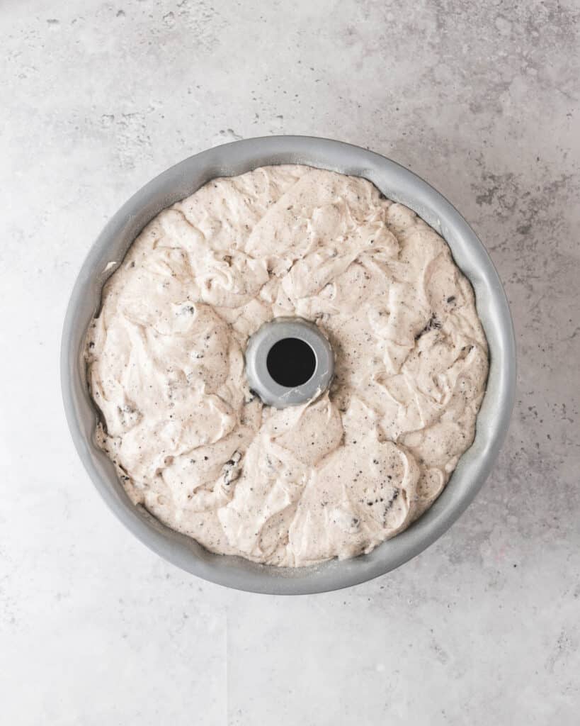Oreo Pound Cake Batter