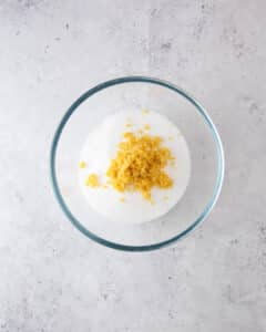 Sugar and Lemon Zest
